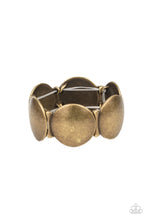 Load image into Gallery viewer, Going, Going, GONG! - Brass Stretchy Bracelet