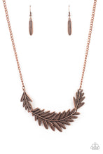 Load image into Gallery viewer, Queen of the QUILL - Copper Necklace