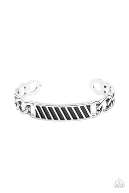 Keep Your Guard Up - Silver Cuff Bracelet