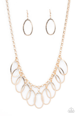 Double OVAL-time - Gold Necklace