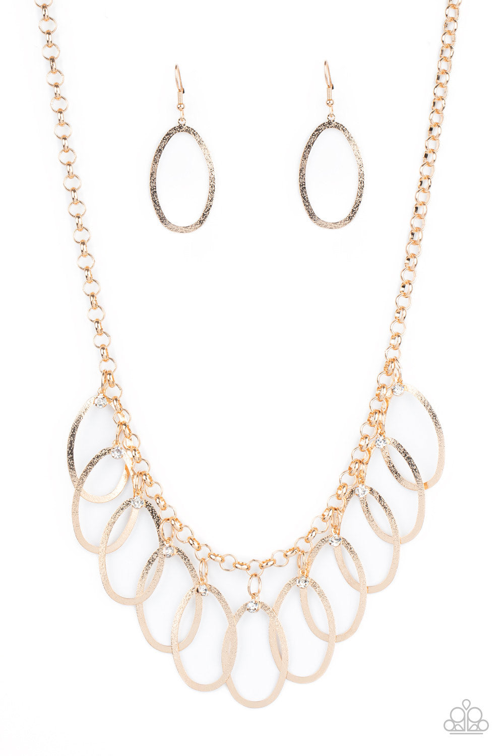 Double OVAL-time - Gold Necklace