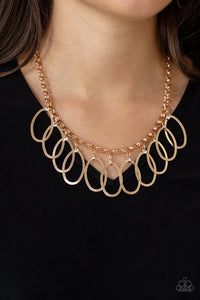 Double OVAL-time - Gold Necklace