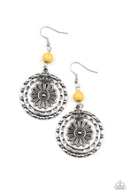 Load image into Gallery viewer, Flowering Frontiers - Yellow Earrings