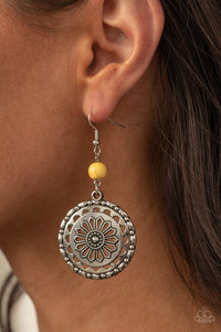 Flowering Frontiers - Yellow Earrings