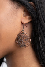 Load image into Gallery viewer, Tour de Taj Mahal - Copper Earrings