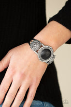 Load image into Gallery viewer, Mojave Motif - Black Cuff Bracelet