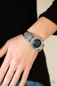 Mojave Motif - Black Cuff Bracelet