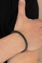 Load image into Gallery viewer, Metro Machiavellian - Black Gunmetal Cuff Bracelet