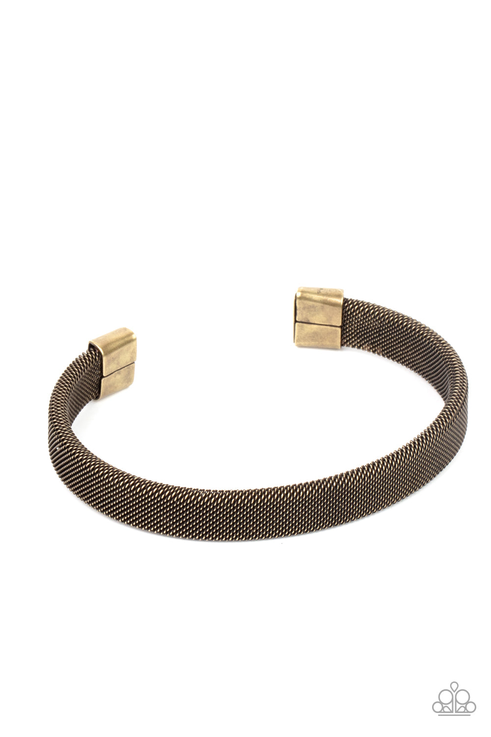 Quit MESHing around - Brass Cuff Bracelet