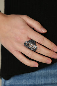 Open Fire - Black Gunmetal Ring