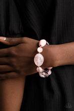 Load image into Gallery viewer, I Need a STAYCATION - Pink Stretchy Bracelet