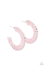 Load image into Gallery viewer, A Chance of RAINBOWS - Pink Hoop Earrings