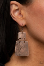 Load image into Gallery viewer, Tagging Along - Copper Earrings