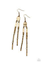 Load image into Gallery viewer, Defined Dazzle - Brass Earrings