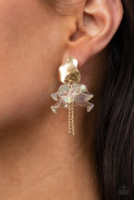 Load image into Gallery viewer, Harmonically Holographic - Gold Post Earrings