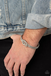 Nautical Grunge - Silver Cuff Bracelet