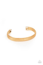 Load image into Gallery viewer, Ready, Willing, and CABLE - Gold Cuff Bracelet