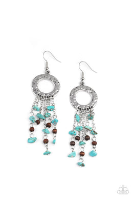 Primal Prestige - Blue Earrings