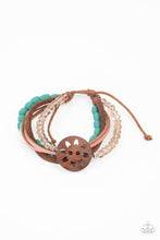 Load image into Gallery viewer, Desert Gallery - Blue Sliding Knot Bracelet