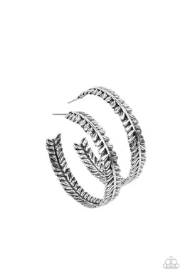 Laurel Gardens - Silver Hoop Earrings