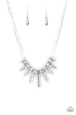 Dangerous Dazzle - White Necklace