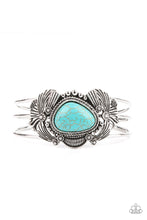 Load image into Gallery viewer, Western Wonderland - Blue Cuff Bracelet