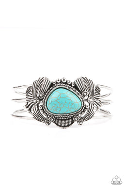 Western Wonderland - Blue Cuff Bracelet