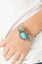 Load image into Gallery viewer, Western Wonderland - Blue Cuff Bracelet