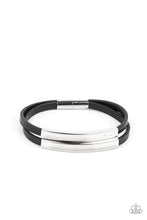 Load image into Gallery viewer, Dangerously Divine - Black Magnetic Closure Bracelet