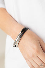 Load image into Gallery viewer, Dangerously Divine - Black Magnetic Closure Bracelet