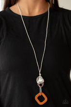 Load image into Gallery viewer, Top Of The WOOD Chain - Orange Necklace