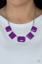 Load image into Gallery viewer, Instant Mood Booster - Purple Necklace