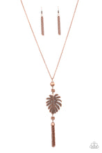 Load image into Gallery viewer, Palm Promenade - Copper Necklace