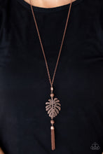 Load image into Gallery viewer, Palm Promenade - Copper Necklace