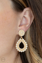 Load image into Gallery viewer, Discerning Droplets - Gold Clip-On Earrings