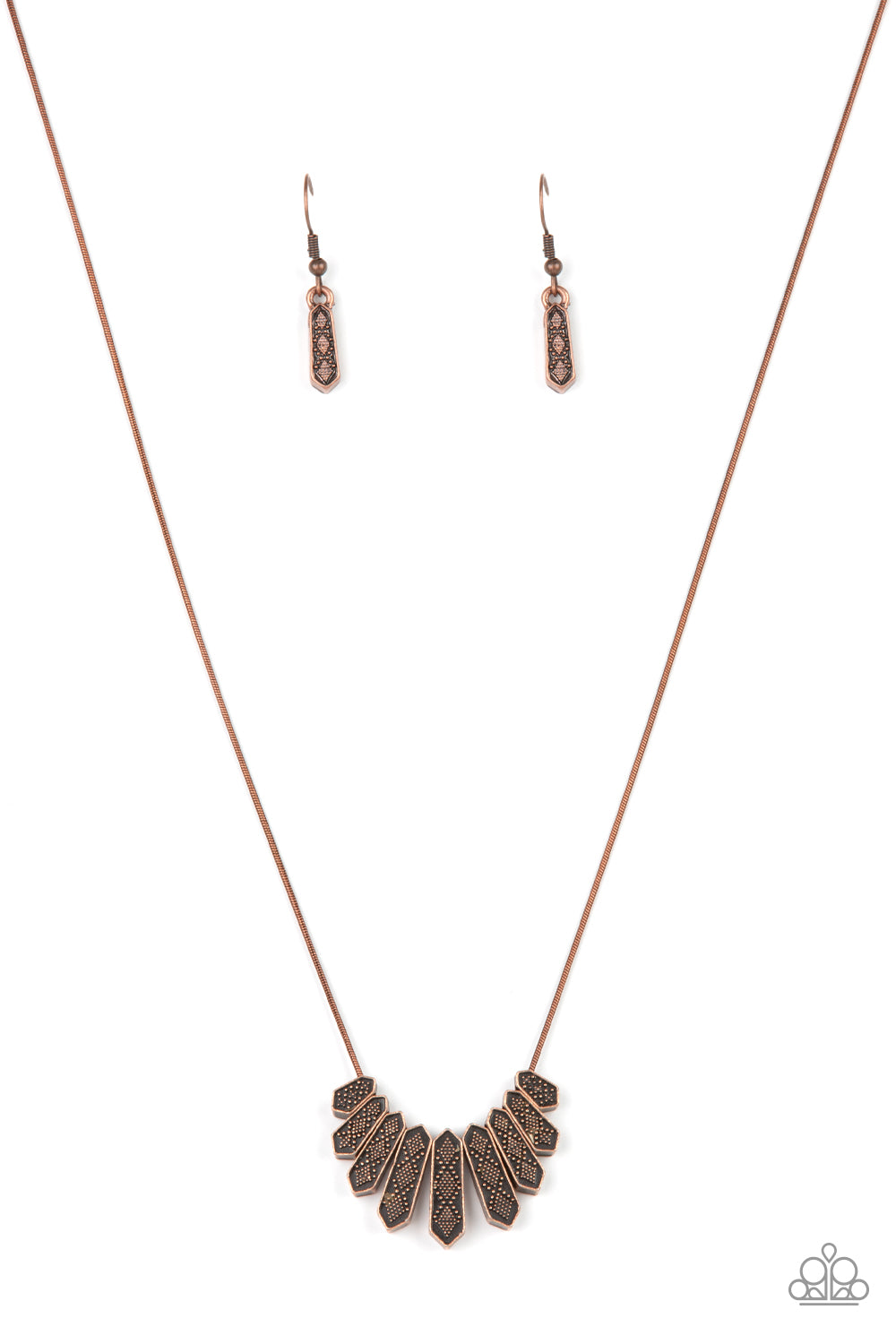 Monumental March - Copper Necklace