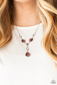 Ritzy Refinement - Purple Necklace