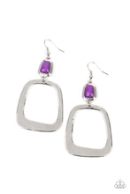 Load image into Gallery viewer, Material Girl Mod - Purple Earrings