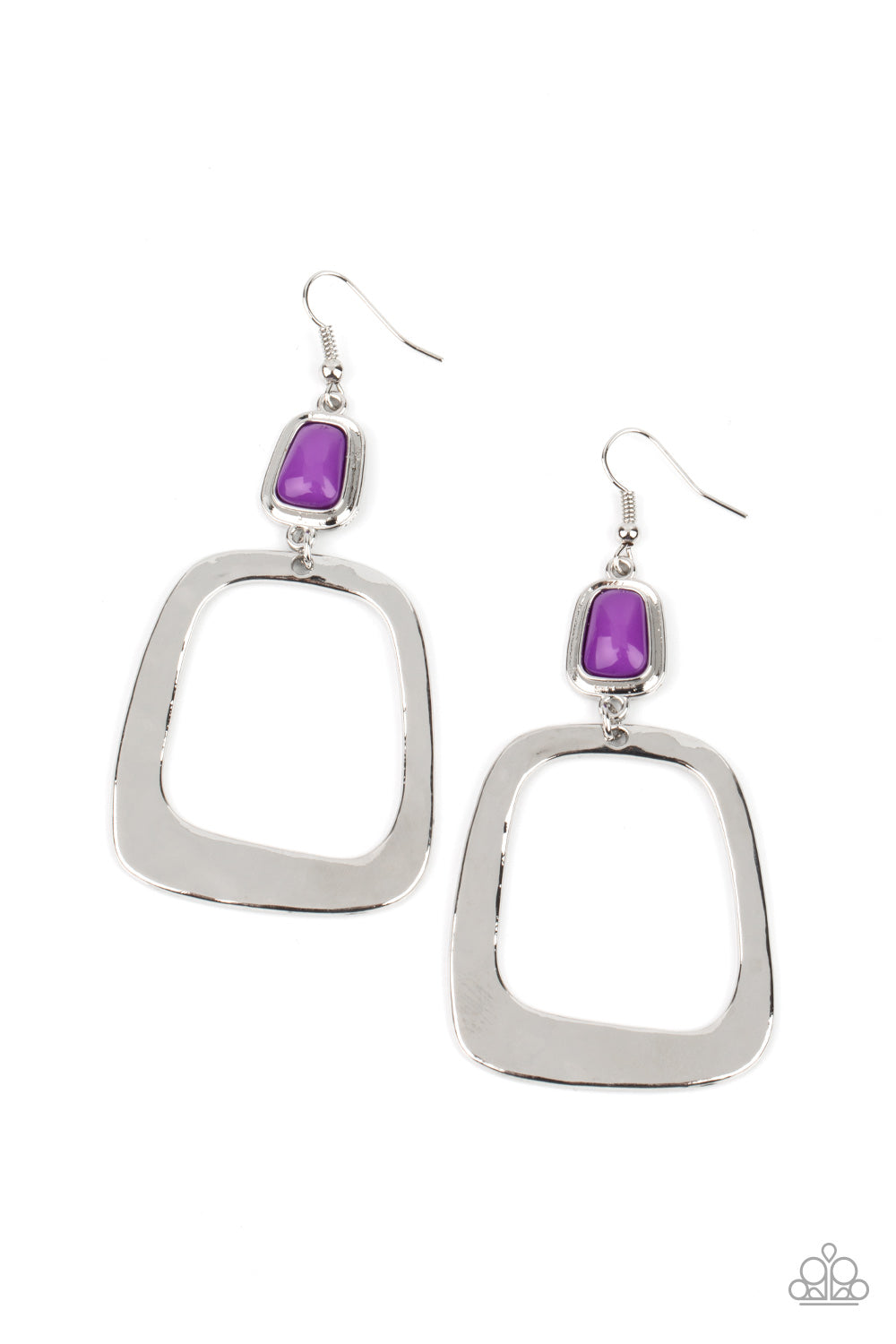 Material Girl Mod - Purple Earrings