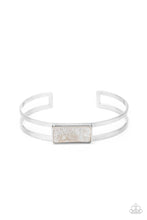 Load image into Gallery viewer, Remarkably Cute and Resolute - White Cuff Bracelet