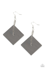 Load image into Gallery viewer, Block Party Posh - Black Gunmetal Earrings