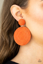 Load image into Gallery viewer, Circulate The Room - Orange Post Earrings