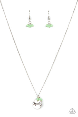 Warm My Heart - Green Necklace