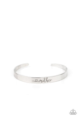 Sweetly Named - Silver Cuff Bracelet