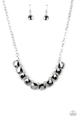 Radiance Squared - Silver Necklace