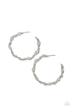 Load image into Gallery viewer, Haute Helix - Silver Hoop Earrings