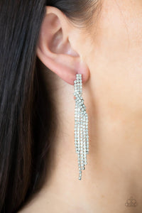 Cosmic Candescence - White Post Earrings