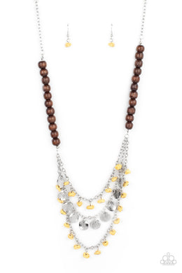 Plains Paradise - Yellow Necklace