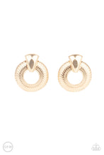 Load image into Gallery viewer, Industrial Innovator - Gold Clip-On Earrings