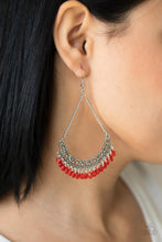 Load image into Gallery viewer, Orchard Odyssey - Red Earrings